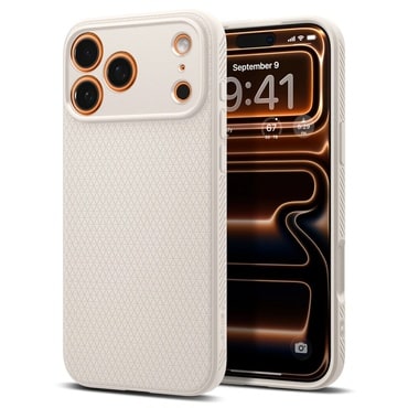 Maska Spigen "Liquid Air" za iPhone 17 Pro - Natural Titanium
