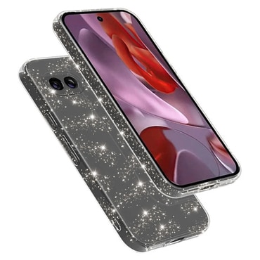 Prozirna TPU gel maskica Techsuit "SparkleSkin" za Google Pixel 9a