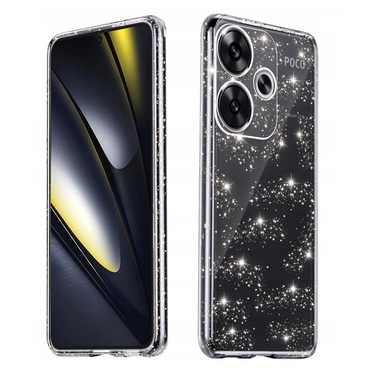 Prozirna TPU gel maskica Techsuit "SparkleSkin" za Xiaomi Poco F6