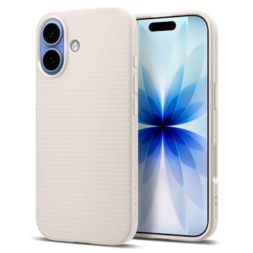 Maska Spigen "Liquid Air" za iPhone 17 - Natural Titanium