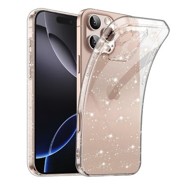 Prozirna TPU gel maskica Techsuit "SparkleSkin" za iPhone 16 Pro