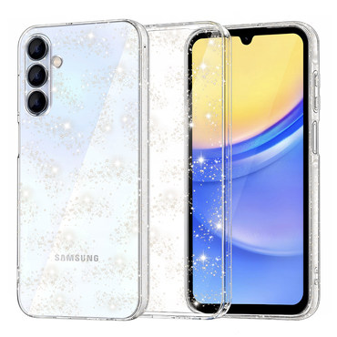 Prozirna TPU gel maskica Techsuit "SparkleSkin" za Samsung Galaxy A15