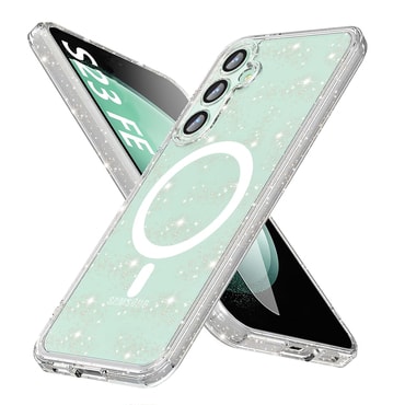 Prozirna TPU gel maskica Techsuit "SparkleSkin Mag" za Samsung Galaxy S23 FE