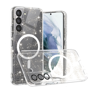 Prozirna TPU gel maskica Techsuit "SparkleSkin Mag" za Samsung Galaxy S22