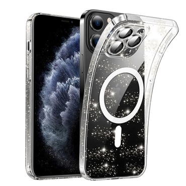 Prozirna TPU gel maskica Techsuit "SparkleSkin Mag" za iPhone 11 Pro