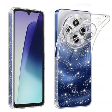 Prozirna TPU gel maskica Techsuit "SparkleSkin" za Xiaomi Redmi 14C / Poco C75