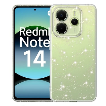 Prozirna TPU gel maskica Techsuit "SparkleSkin" za Xiaomi Redmi Note 14 4G