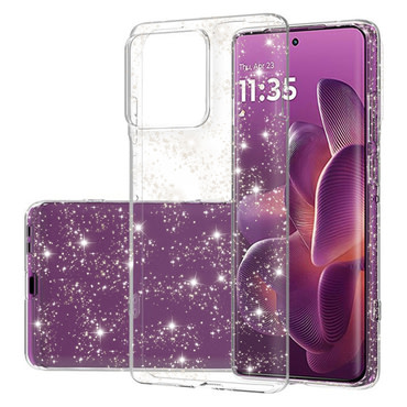 Prozirna TPU gel maskica Techsuit "SparkleSkin" za Motorola Edge 60 / Edge 60 Fusion
