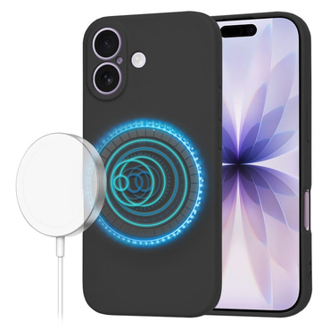 Silikonska maska Techsuit SoftFlex MagSafe za iPhone 17 - crna