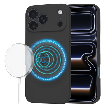 Silikonska maska Techsuit SoftFlex MagSafe za iPhone 17 Pro - crna