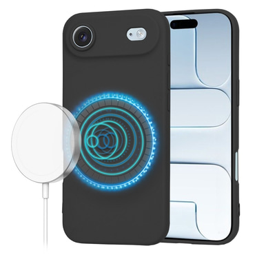 Silikonska maska Techsuit SoftFlex MagSafe za iPhone Air - crna