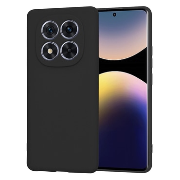 Silikonska maska Techsuit SoftFlex za Xiaomi Redmi Note 14 Pro 5G / Poco X7 - crna