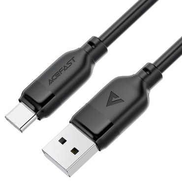 USB-A u USB-C kabel za punjenje i prijenos podataka Acefast "C16-04" 3A i 480MBps - 1.2m - crni