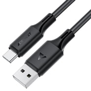 USB-A u USB-C kabel za punjenje i prijenos podataka Acefast "C17-04" 3A i 480MBps - 1.2m - crni
