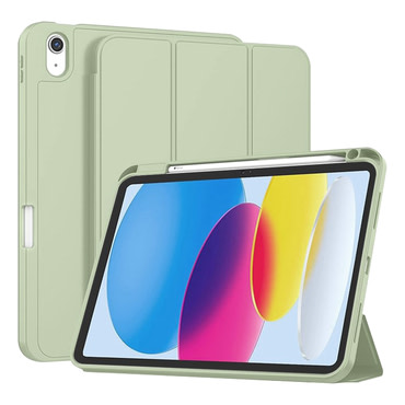 Etui Techsuit “Flex Trifold” s držačem za olovku za iPad 10.9 2022 / iPad 2025 - matcha green