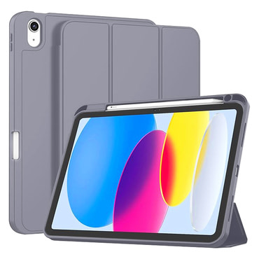 Etui Techsuit “Flex Trifold” s držačem za olovku za iPad 10.9 2022 / iPad 2025 - purple