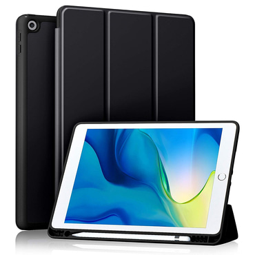 Etui Techsuit “Flex Trifold” s držačem za olovku za iPad 10.2 2019 / iPad 10.2 2020 / iPad 10.2 2021 - black