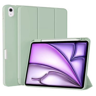 Etui Techsuit “Flex Trifold” s držačem za olovku za iPad Air 11 2024 / Air 11 2025 - matcha green