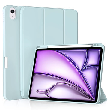 Etui Techsuit “Flex Trifold” s držačem za olovku za iPad Air 11 2024 / Air 11 2025 - sky blue