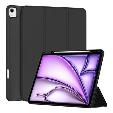 Etui Techsuit “Flex Trifold” s držačem za olovku za iPad Air 13 2024 / iPad Air 13 2025 - black