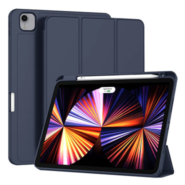 Etui Techsuit “Flex Trifold” s držačem za olovku za iPad Pro 11 2018 / iPad Pro 11 2020 / iPad Pro 11 2021 / iPad Pro 11 2022 - dark blue
