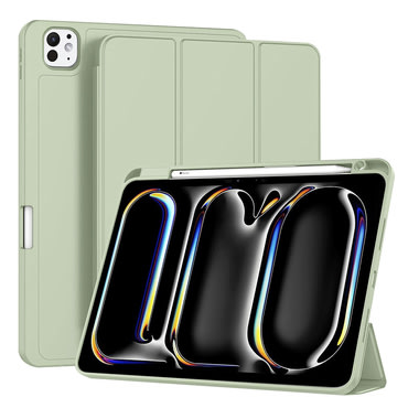 Etui Techsuit “Flex Trifold” s držačem za olovku za iPad Pro 11 2024 / iPad Pro 11 2025 - matcha green