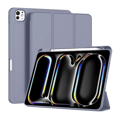 Etui Techsuit “Flex Trifold” s držačem za olovku za iPad Pro 11 2024 / iPad Pro 11 2025 - purple