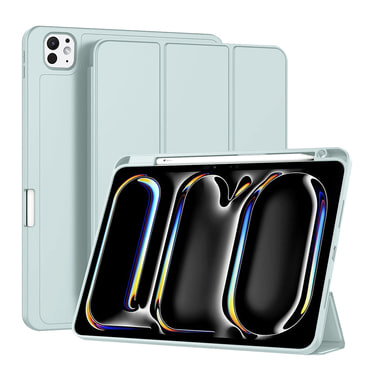 Etui Techsuit “Flex Trifold” s držačem za olovku za iPad Pro 11 2024 / iPad Pro 11 2025 - sky blue