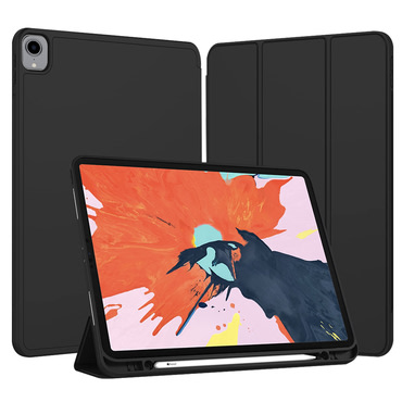 Etui Techsuit “Flex Trifold” s držačem za olovku za iPad Pro 12.9 2018 / iPad Pro 12.9 2020 / iPad Pro 12.9 2021 / iPad Pro 12.9 2022 - black