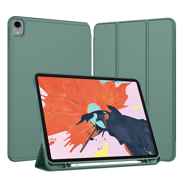 Etui Techsuit “Flex Trifold” s držačem za olovku za iPad Pro 12.9 2018 / iPad Pro 12.9 2020 / iPad Pro 12.9 2021 / iPad Pro 12.9 2022 - green