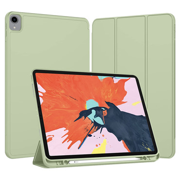 Etui Techsuit “Flex Trifold” s držačem za olovku za iPad Pro 12.9 2018 / iPad Pro 12.9 2020 / iPad Pro 12.9 2021 / iPad Pro 12.9 2022 - matcha green