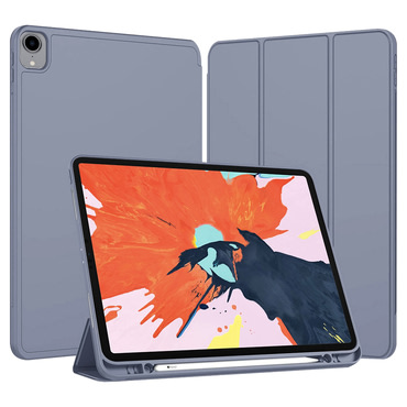 Etui Techsuit “Flex Trifold” s držačem za olovku za iPad Pro 12.9 2018 / iPad Pro 12.9 2020 / iPad Pro 12.9 2021 / iPad Pro 12.9 2022 - purple