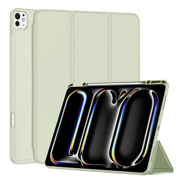 Etui Techsuit “Flex Trifold” s držačem za olovku za iPad Pro 13 2024 / iPad Pro 13 2025 - matcha green