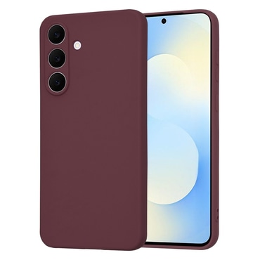 Silikonska maska Techsuit SoftFlex za Samsung Galaxy S25 FE - tamnocrvena