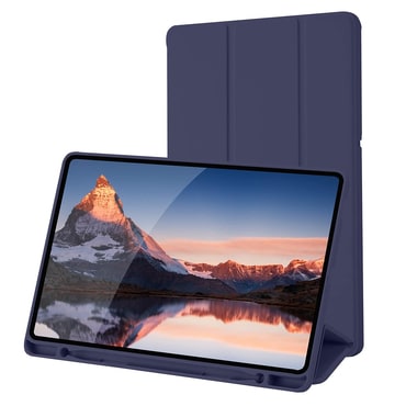 Etui Techsuit “Flex Trifold” s držačem za olovku za Samsung Galaxy Tab S6 Lite 2020 / 2022 / 2024 - dark blue