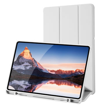 Etui Techsuit “Flex Trifold” s držačem za olovku za Samsung Galaxy Tab S6 Lite 2020 / 2022 / 2024 - gray