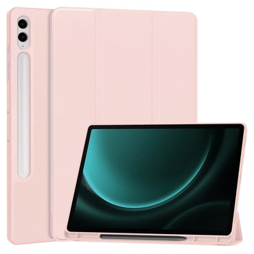 Etui Techsuit “Flex Trifold” s držačem za olovku za Tab S10 Plus / Tab S9 Plus / Tab S9 FE Plus - pink