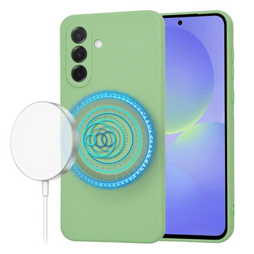 Silikonska maska Techsuit SoftFlex MagSafe za Samsung Galaxy A36 - mint