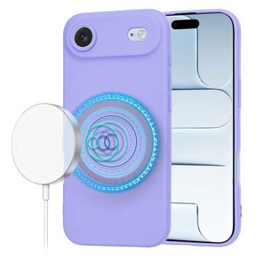 Silikonska maskica Techsuit SoftFlex MagSafe za iPhone Air - ljubičasta