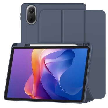 Etui Techsuit “Flex Trifold” s držačem za olovku za Xiaomi Redmi Pad 2 - dark blue