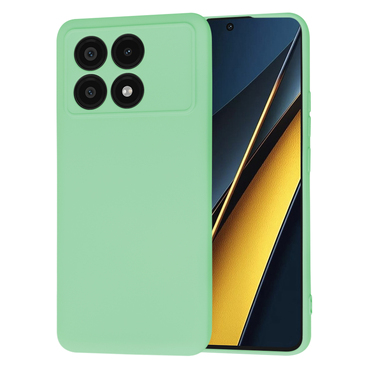 Silikonska maskica Techsuit SoftFlex za Xiaomi Poco X6 Pro - mint
