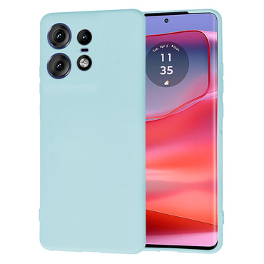 Silikonska maskica Techsuit SoftFlex za Motorola Edge 50 Pro - tirkizna