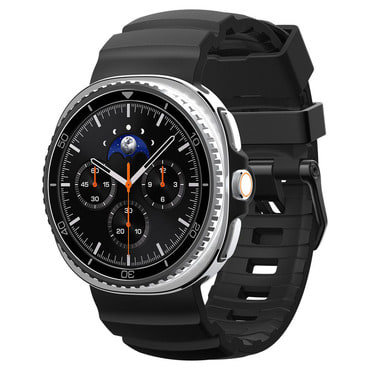 Silikonski remen za sat Spigen "WBS2" za Samsung Galaxy Watch8 40 mm / Watch8 44 mm / Watch8 Classic 46mm - black