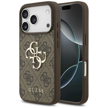 Originalna maska Guess "4G Big Metal Logo" za iPhone 17 Pro - brown