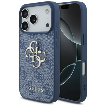 Originalna maska Guess "4G Big Metal Logo" za iPhone 17 Pro - blue