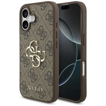 Originalna maska Guess "4G Big Metal Logo" za iPhone 17 - brown