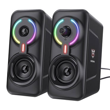 Gaming zvučnici ONIKUMA L6 s BT5.0, 10 W stereo zvukom i RGB osvjetljenjem - crni