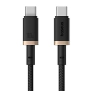 USB-C u USB-C punjački i podatkovni kabel Baseus Dura Series - 100W, 480Mbps - 2 m - zlat/crni