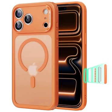 Hibridna maska ESR "Classic Hybrid HaloLock" za iPhone 17 Pro Max - frosted orange