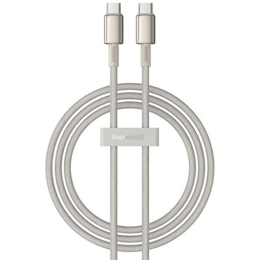 Pleteni kabel za punjenje i prijenos podataka  100W USB-A u USB-C kabel Baseus "Tungsten Gold" - 2m - gold